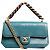 Chanel Borsa a spalla mini flap esotica turchese Verde