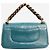 Chanel Borsa a spalla mini flap esotica turchese Verde - vista 3