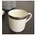 Autre Marque Bernardaud Vercors 8 Tazze e Piattini da Caffè Porcellana Bianca Platino Argento Bianco - vista 5