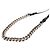 Hermès Bracciale in pelle con charm Hermes nero e argento 925 - vista 5