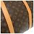 Borsa Monogram Keepall Bandoulière 60 di Louis Vuitton Marrone Monogramma - vista 8