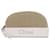 Pochette Chloé Beige e Bianca Bianco Pelle Tela