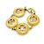 Bracciale in charm dorato Chanel Coco Mark D'oro