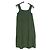 Autre Marque Ischiko Latzkleid Midi aus Leinenmischung Grün