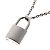 Collana con lucchetto Silver Lockit di Louis Vuitton - vista 5