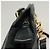 BALLY Bolsa de Ombro Matelassê em Couro Azul Marinho Dourado Auth th6030 - vista 14