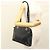BALLY Bolsa de Ombro Matelassê em Couro Azul Marinho Dourado Auth th6030 - vista 22