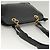 BALLY Bolsa de Ombro Matelassê em Couro Azul Marinho Dourado Auth th6030 - vista 6