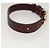 Bracciale in pelle marrone Gancini di Salvatore Ferragamo Auth yk18225 - vista 5