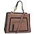 Borsa a mano in pelle FENDI Runaway Small 2way Rosa Oro Auth bs25561 D'oro