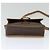 Céline Bolsa de ombro em lona Macadam CELINE, couro PVC, marrom, dourado, autêntica 123950 - vista 9