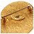 Spilla in metallo CHANEL Cavallo dorata CC Auth ar13555 D'oro - vista 4