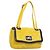 CHANEL Matelassé 2.55 Borsa a Spalla in Pelle di Pecora Gialla Argento CC Auth bs25489 Giallo
