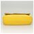 CHANEL Matelassé 2.55 Borsa a Spalla in Pelle di Pecora Gialla Argento CC Auth bs25489 Giallo - vista 10