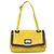 CHANEL Matelassé 2.55 Borsa a Spalla in Pelle di Pecora Gialla Argento CC Auth bs25489 Giallo - vista 2