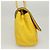 CHANEL Matelassé 2.55 Borsa a Spalla in Pelle di Pecora Gialla Argento CC Auth bs25489 Giallo - vista 6
