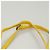 CHANEL Matelassé 2.55 Borsa a Spalla in Pelle di Pecora Gialla Argento CC Auth bs25489 Giallo - vista 9