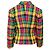 Set Gianni Versace Blazer e Mini Gonna in Lana a Quadri Multicolore - vista 5