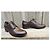 Derby Jil Sander in pelle marrone scuro - vista 3
