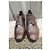 Derby Jil Sander in pelle marrone scuro - vista 4