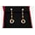Orecchini Cartier Trinity in 3 ori e perle D'oro Gold hardware  - vista 1