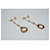 Orecchini Cartier Trinity in 3 ori e perle D'oro Gold hardware  - vista 14