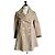 LOUIS VUITTON x STEPHEN SPROUSE Impermeable Mackintosh algodón aceitado BUEN ESTADO T38 Beige