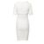 Vestido Jean Paul Gaultier de punto de algodón Eggshell Blanco roto - vista 2