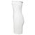 Vestido Jean Paul Gaultier de punto de algodón Eggshell Blanco roto - vista 6