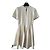 Vestido midi Christian Dior de seda beige