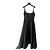 Christian Dior Abito midi in lana e seta Nero