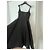 Christian Dior Abito midi in lana e seta Nero - vista 3