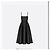 Christian Dior Abito midi in lana e seta Nero - vista 4