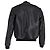 Texturierte, schwarze Polyester-Bomberjacke mit Reißverschluss von Dsquared2 - Ansicht 3