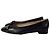 Ballerine Sleek con punta a cappello e fiocco in pelle nera di Stuart Weitzman Nero - vista 3