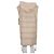 Moncler Genius 2 Moncler 1952 Chaleco Largo Camellias en Nylon Beige - vista 8