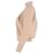 Beige Baumwoll-Pullover mit halbem Reißverschluss von Sandro Paris  - Ansicht 2