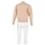 Beige Baumwoll-Pullover mit halbem Reißverschluss von Sandro Paris  - Ansicht 6