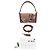 Borsa a tracolla Coach x Keith Haring Riley in tela rivestita marrone - vista 11