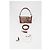 Borsa a tracolla Coach x Keith Haring Riley in tela rivestita marrone - vista 33
