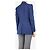 Gabriela Hearst Blauer Denim-Ein-Knopf-Blazer - Größe UK 8 - Ansicht 2