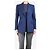 Gabriela Hearst Blauer Denim-Ein-Knopf-Blazer - Größe UK 8 - Ansicht 3