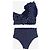 Tory Burch Zweiteiliges Bikini-Set mit Marineblauen Punkten - Größe S - Ansicht 2