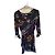 Autre Marque Kurzes blaues Blumenkleid Liu Jo