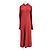 Autre Marque BITE Rotes langes Kleid aus Viskose Größe 8 UK