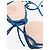 Autre Marque Blaues Bikini-Set mit Netzdetails - Größe M - Ansicht 4