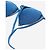 Autre Marque Blaues Bikini-Set mit Netzdetails - Größe M - Ansicht 5