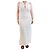 Melissa Odabash Vestido maxi de ganchillo blanco - talla M