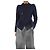 Carven Abrigo azul marino de doble botonadura - talla UK 8