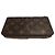 Cartera Louis Vuitton Zippy de piel marrón Castaño